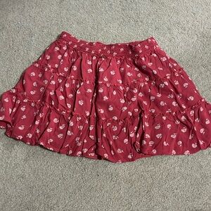 American Eagle Flowy Floral Skirt